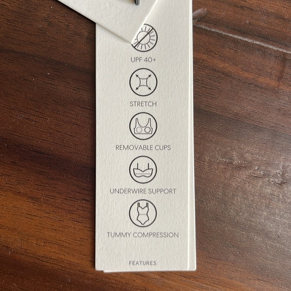 New DKNY V-Neck Ring One Piece Swimsuit with tummy control - Picture 8 of 17